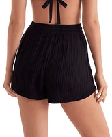 Mimi Flamingo Women's Vista Cotton Cover-Up Shorts