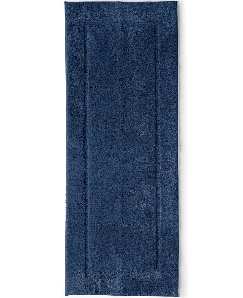 Lands' End Cotton Non-skid Double Sink Bath Rug 23x59