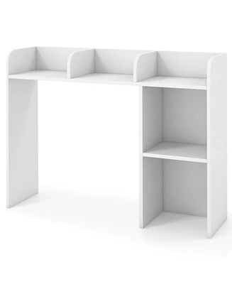 Gouun 3-Tier Multipurpose Desk Bookshelf with 4 Shelves