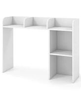 Gouun 3-Tier Multipurpose Desk Bookshelf with 4 Shelves