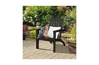 Slickblue Indoor/Outdoor Acacia Wood Adirondack Lounge Armchair Durable and Comfortable Seating