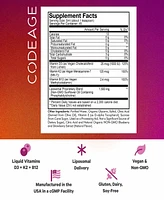 Codeage Liposomal Wonder-d, Cholecalciferol Vitamin D3 1000 Iu Liquid Drops Supplement, Plant-Based Vitamins B12 & K2, Non-gmo Sunflower Phospholipids