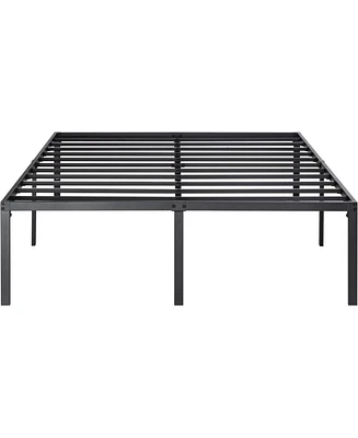 Slickblue Full Metal Platform Bed Frame with Sturdy Construction and Under-Bed Storage Space