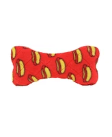 Mighty Medium Bone Red, 2 Pack, Durable Squeaky Dog Toy