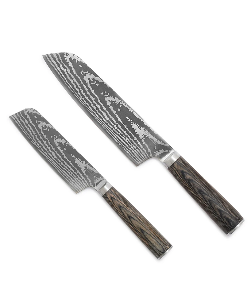 Bobby Flay x GreenPan 2-Piece Santoku Knife Set