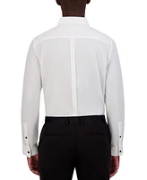 Karl Lagerfeld Paris Men's Slim-Fit Small Square Jacquard Dress Shirt