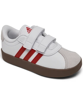 adidas Toddler Kids Vl Court 3.0 Fastening Strap Casual Sneakers from Finish Line