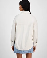 Calvin Klein Jeans Women's Cotton Oversized Utility Shirt