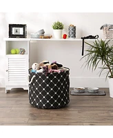 Bone Dry Collapsible Pet Storage Bin Trellis Paw Print