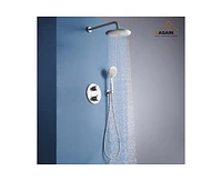 Casainc 2 Functions Walk-in Thermostatic Shower System with Rough-in Valve