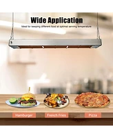 WeChef 36" 1000W Electric Strip Heater Commercial Food Warmer Portable Stainless Steel Heating Lamp for Fry Dishes