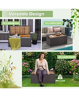 Gouun 45 Gallon Outdoor Storage Bench with Zippered Liner