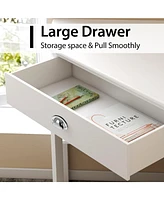 Gouun Corner Wooden Piece Laptop Computer Desk