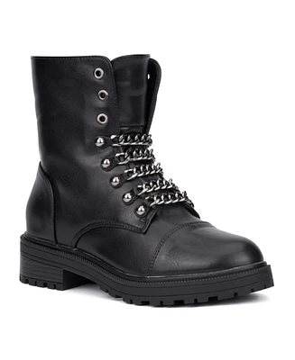 New York & Company Women's Cruz Combat Boots