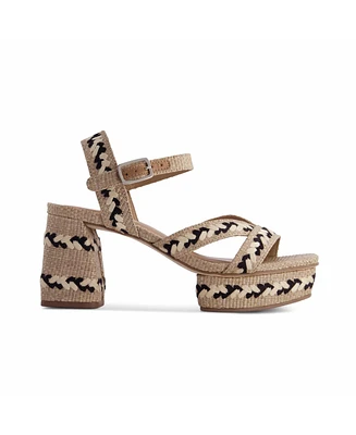 Bernardo Footwear Liana Embrodiered Platform