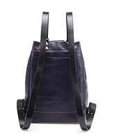 Old Trend Women's Leather Canna Bucket Backpack