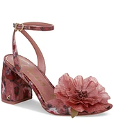 Circus Ny by Sam Edelman Aria Flower Two-Piece Block-Heel Dress Sandals