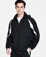 Hugo by Boss Men's Benno Colorblocked Hooded Track Jacket