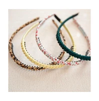 Thin Solid Headband - Pale Yellow