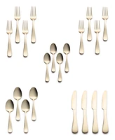 Kitchinox Alton Bay Gold Satin -Pc. Flatware Set