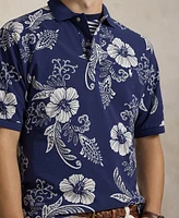 Polo Ralph Lauren Men's Big & Tall Hibiscus-Print Mesh Shirt