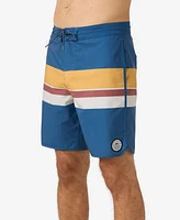 O'Neill Men's Cruzer Stripe Scallop 18 BoardShorts
