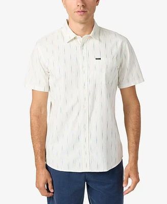 O'Neill Men's Seafaring Ikat Short Sleeve Standard Shirt