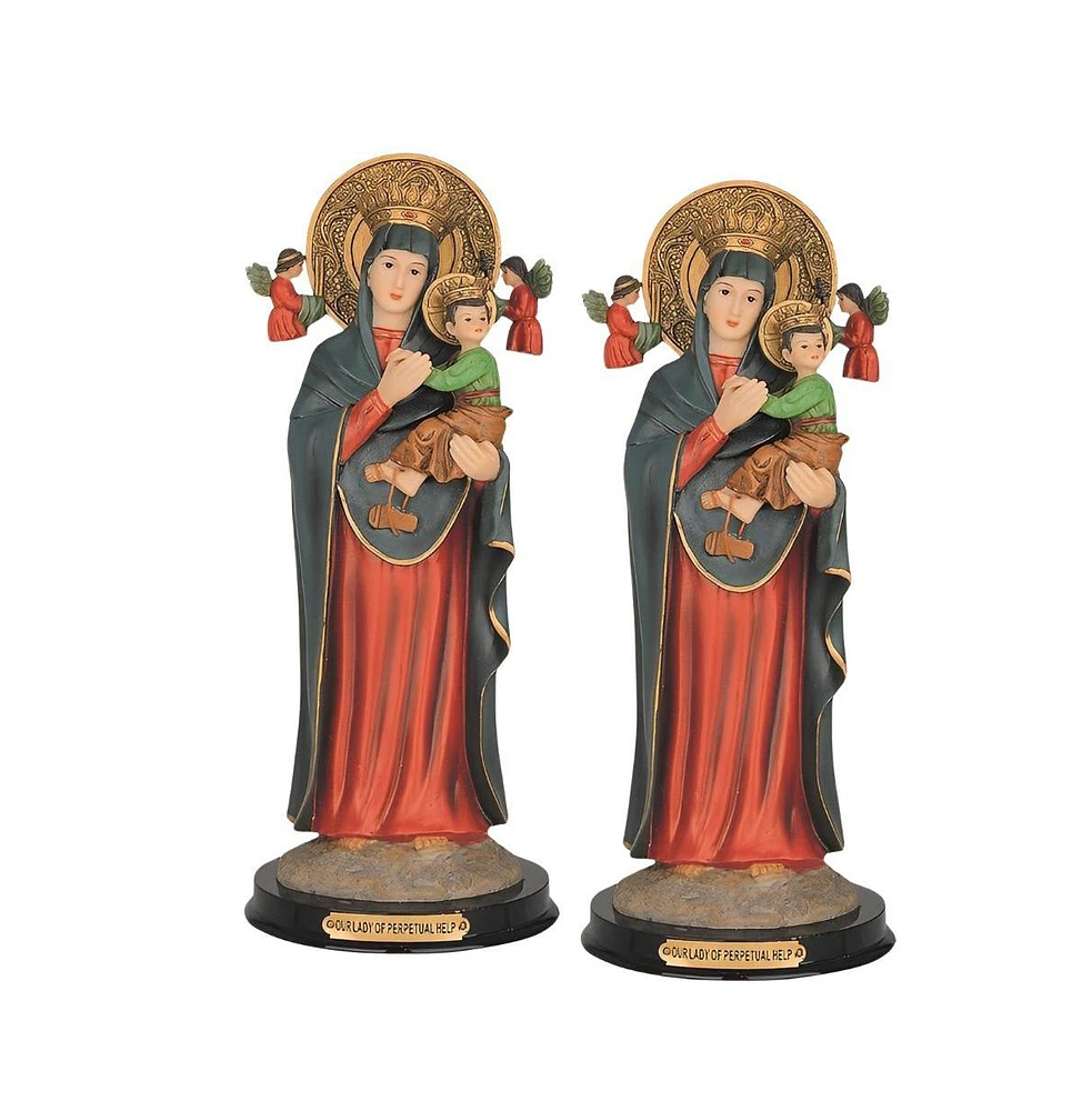 Fc Design "2-pc Gift Set" 12"H Our Lady of Perpetual Help Statue Our Lady of Perpetual Succour Holy Figurine Statue Ornament Home Room Office Decor an