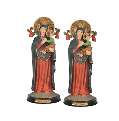 Fc Design "2-pc Gift Set" 12"H Our Lady of Perpetual Help Statue Our Lady of Perpetual Succour Holy Figurine Statue Ornament Home Room Office Decor an