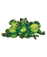 Fc Design "2-pc Gift Set" 8"W Hear-No, See-No, Speak-No Evil Frog Statue Animal Figurine Set Figurine Statue Ornament Home Room Office Decor and Perfe