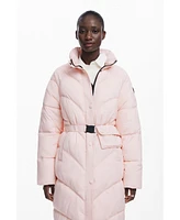 Desigual Women's Pink padded coat