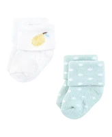 Hudson Baby Baby Girls Hudson Cotton Rich Newborn and Terry Socks