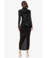 ONE33 Social Women's The Nako Sequin Midi Cocktail Dress