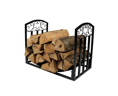 Slickblue Indoor/Outdoor 2-Ft Firewood Holder Log Rack for Efficient Storage