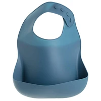 Sperric Silicone Baby Bibs - Soft Bib with Food Catcher and Waterproof Material Adjustable Fit for Toddler