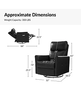Hulala Home Felipa Modern Recliner with Electric Adjustable Headrest