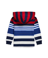 Polo Ralph Lauren Toddler and Little Boys Striped Cotton Hooded Rugby Shirt