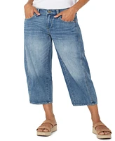 Liverpool Los Angeles Women's Mid rise Barrel Jeans