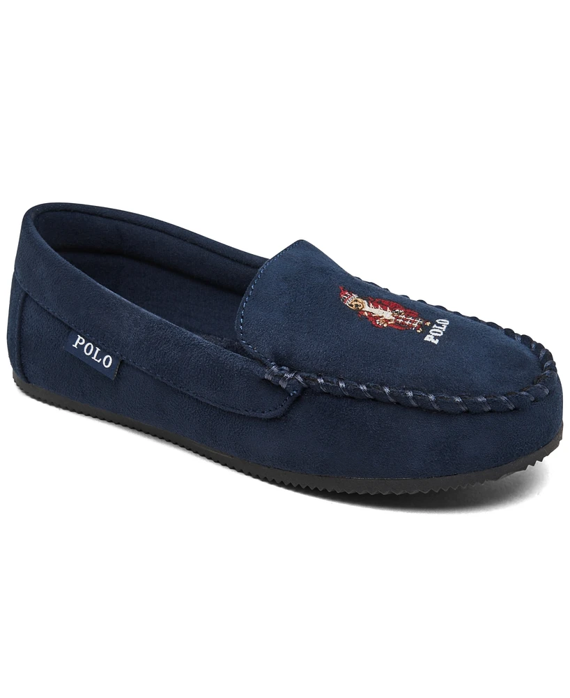 Polo Ralph Lauren Little Boys Dezi Iv Faux Suede Slippers from Finish Line