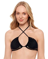 Salt + Cove Juniors' Studded Convertible Bikini Top, Exclusively at Macy's