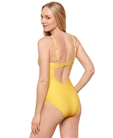 Salt + Cove Juniors' Keyhole One-Piece Swimsuit, Exclusively at Macy's