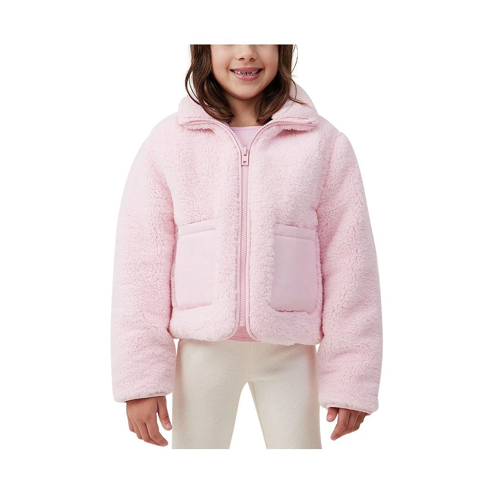 Cotton On Girls Sophia Teddy Jacket