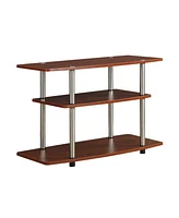 Slickblue Modern Wood and Metal Tv Stand with Sleek Design and Ample Storage for Media Equipment