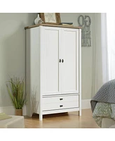 Slickblue Farmhouse Bedroom Armoire Cabinet for Rustic Storage and Stylish Bedroom Organization