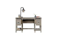 Slickblue Farmhouse Office Writing Desk with 2 Drawers and Rustic Charm