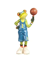 Fc Design "2-pc Gift Set" 6.75"H Frog the Basketball Player Figurine Statue Ornament Home Room Office Decor and Perfect Gift Ideas for Housewarming, H