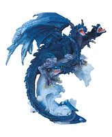 Fc Design "2-pc Gift Set" 4"H Three-Headed Blue Dragon Figurine Statue Ornament Home Room Office Decor and Perfect Gift Ideas for Housewarming, Holida