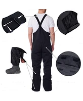 Alpine Swiss Men's Insulated Snow Bib Overalls Waterproof Ski Snowboard Pants