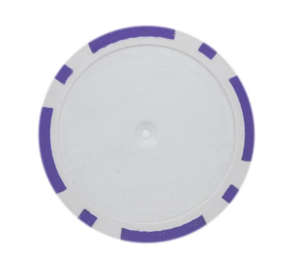 Slickblue Blank 8-Stripe Poker Chips (25-Pack) – Casino-Style Poker Chips