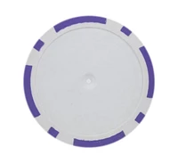 Slickblue Blank 8-Stripe Poker Chips (25-Pack) – Casino-Style Poker Chips